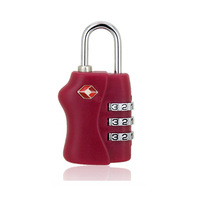 Serrure à combinaison mécanique TSA338 - Matériau ABS, petite taille pour bagages, casier de gym et sac