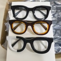 Montures de lunettes optiques pleines montures en acétate, grande taille, épaisseur supérieure, pour femmes et hommes, à la mode, bio, de haute qualité, vente en gros, sélection aléatoire