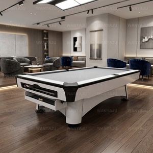 Table de billard design moderne, best-seller, prix de gros, 7ft 8ft 9ft, intérieur, 3-en-1, snooker, haut de gamme - Product Image 3
