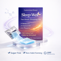 Film buccal à dissolution rapide personnalisé OEM/ODM pour un sommeil réparateur, bandes à dissolution orale, emballage de films pour un sommeil réparateur pour adultes