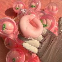 Jouet à presser en polyuréthane à rebond lent, Gashapon surprise aux fruits et légumes, thème Pêche Joy, petit cadeau créatif, cadeau d'anniversaire, vente en gros
