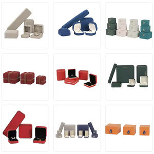 Caja de Joyería al por Mayor, Caja de Joyería Personalizada de Cuero PU de Lujo para Pulseras, Collares, Pendientes y Anillos, Empaque de Joyería - Product Image 5