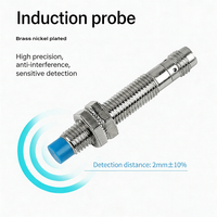Capteur de proximité inductif NPN PNP, fréquence de commutation 2 kHz, distance de détection 1 mm