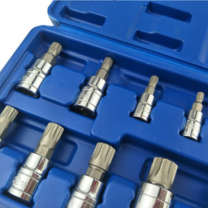 DZT/Dongzhe 10 Pc <b>Socket</b> Set 1/4 In Hex Metric Chromium Vanadium Steel <b>Socket</b> Tools For DIY Use - Product Image 3