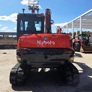 Nouveaux modèles d'excavatrices miniatures Kubota KX080, KX181, KX183, KX185, excavatrice mini sur chenilles de 8 tonnes, moteur EPA, certifiées CE - Product Image 3
