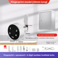 Serrure électronique intelligente à écran tactile KOB, antivol, étanche, avec mot de passe, pour boîtes aux lettres, armoires de classement, casiers de gym, portes, tiroirs