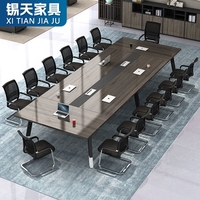 Ensemble de chaises de table de conférence modernes et luxueuses XTHYZ-022 bureau de direction pour salle de conférence en panneau de mélamine durable