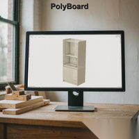 Logiciel de conception de menuiseries PolyBoard Pro-PP avec rendu 3D pour les menuisiers, avec guide d'installation