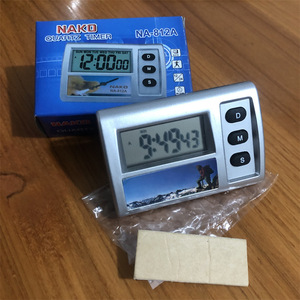 Nako Quartz Timer Na-812a Digital Clock With Adhesive For Wall Mounting - Product Image 1
