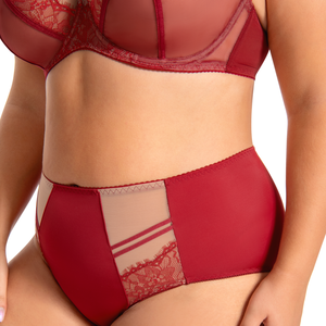 OEM Lingerie sexy pour femmes matures, grandes tailles, ensembles soutien-gorge et culotte en dentelle ajourée à armatures, pour poitrines généreuses, écologique et respirant - Product Image 6