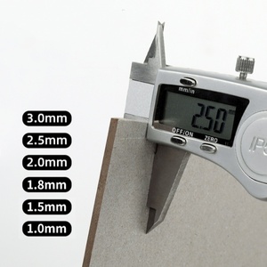 Factory Direct Price 1200gsm - 2500gsm High Stiffness / Hard Board Fast Delivery (7 Days)Eco-Friendly Recyclable Grey Paper - Product Image 1