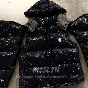Clothing Manufacturer Custom Winter <b>Warm</b> Puffer <b>Jacket</b> With Removable Hood High Quality <b>Men</b> Winter Down <b>Jacket</b> - Product Image 3