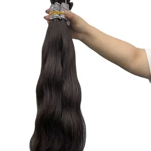 Cheveux naturels vietnamiens 100% cheveux humains, cheveux en vrac, extension vendeur naturel brut livraison gratuite au Brésil cheveux indiens vierge Ha