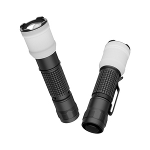 Torcia Tattica Multifunzione in Lega di Alluminio con LED Bianco, Ricaricabile, Zoomabile, per Emergenze, Lavoro e Campeggio - Product Image 1