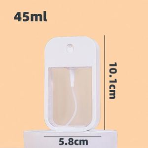 38ml PET Travel Pocket Size <b>Mini</b> <b>Spray</b> <b>Bottle</b> Refillable Square Shape Credit Card Inspired for Perfume Use MOQ 100pcs - Product Image 4