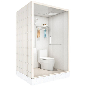 Geïntegreerde Badkamer Pod Geprefabriceerde Badkamers Hele Doucheruimte Met Toilet En Douche Set Modulaire Badkamers