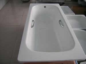 Rechthoek Stalen Badkuip Rechthoek Stalen Emaille Badkuip XG1700B1-HA Porseleinen Hydrotherapie Stalen Badkuip - Product Image 4