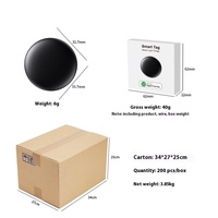 Traceur GPS intelligent Airtag pour animaux de compagnie, Bluetooth, étanche IP67, autonomie de plus de 20 heures, support magnétique, dispositif anti-perte pour animaux de compagnie et humains