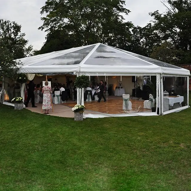 Waterdichte Outdoor Evenement Clear Dak Pvc Gecoat Marquee Party Clear <span class=keywords><strong>Tent</strong></span> Transparant