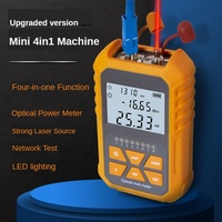 Mini Multimètre Fibre Optique 4-en-1 avec Localisateur Visuel de Défauts 15 km, Testeur de Câbles Réseau et Mètre de Puissance Optique Multifonction