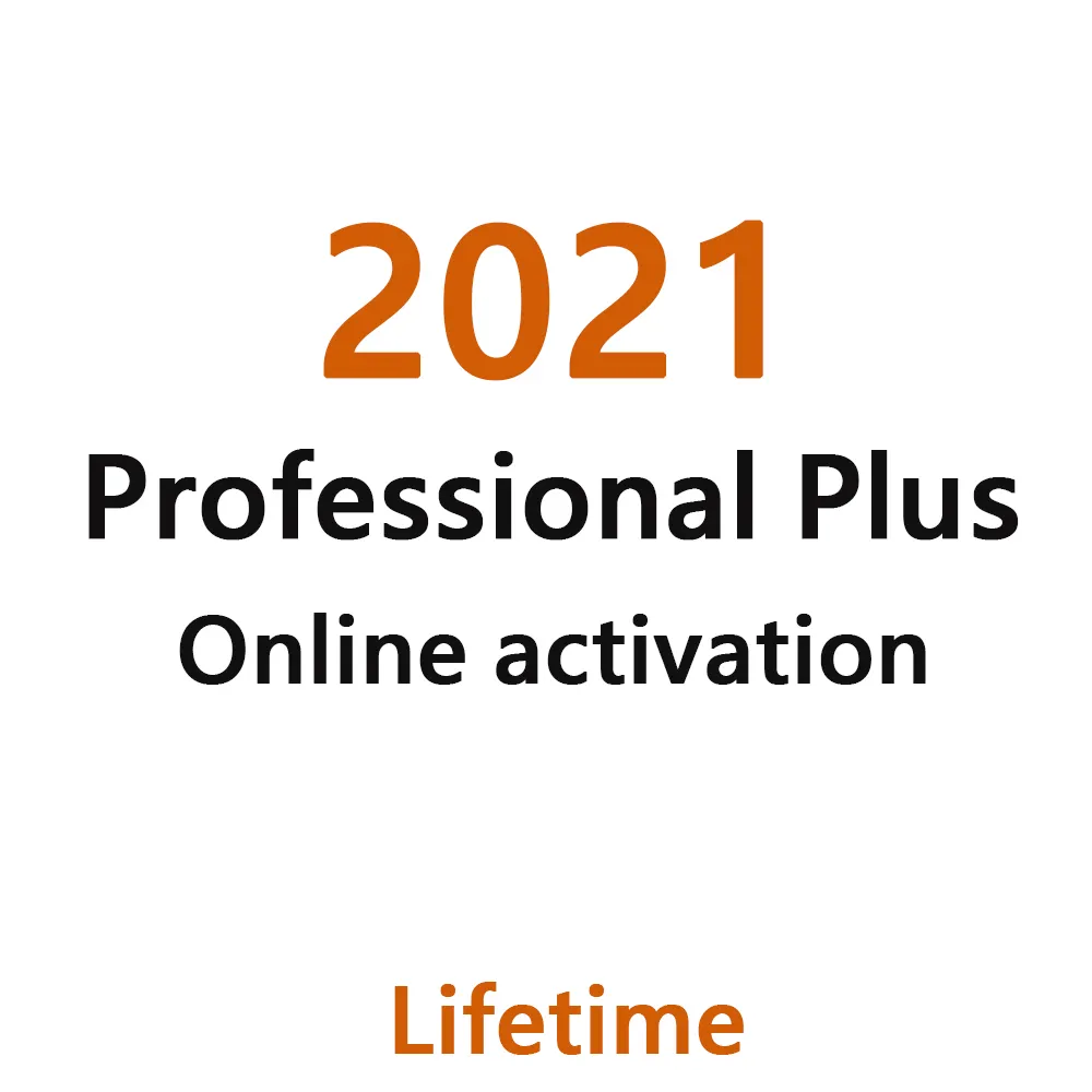 Authentique 2021 Professional Plus Key 100% Activation en ligne 2021 Pro Plus Retail Key License Lifetime Send by Ali Chat Page