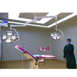 AKL-LED SZ4/SZ4病院ポータブルダブルヘッドLED外科用天井手術室ライト