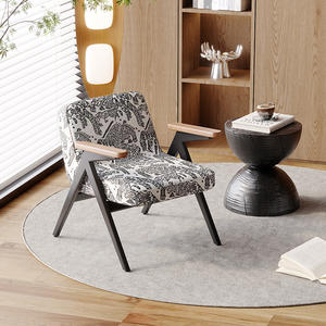 Sillón Individual de Estilo Vintage, Hierro Forjado, Cojín Suave, para Sala de Estar o Balcón - Product Image 3