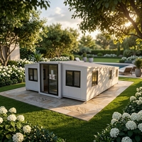 Maisons conteneurs extensibles de haute qualité résistantes aux intempéries, structure stable, assemblage rapide, maison modulaire, directement de l'usine