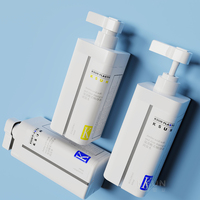 Nouvelle conception de distributeur de savon liquide en plastique PE de 750 ml avec impression sur écran, bouteilles de détergent à lessive