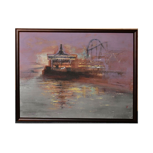 Làm bằng tay Mùa Thu Chạng Vạng bức tranh đương đại trang trí nội thất nghệ thuật món quà mặt hàng phòng khách - Product Image 1