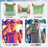 Serviette de sport en microfibre pour la maison, motif langouste personnalisé, séchage rapide, pour yoga, gym, rafraîchissante