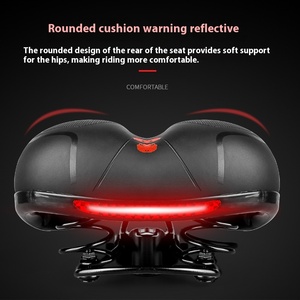 TOSUOD Cojín de <span class=keywords><strong>bicicleta</strong></span> súper suave <span class=keywords><strong>Asiento</strong></span> de <span class=keywords><strong>bicicleta</strong></span> de <span class=keywords><strong>montaña</strong></span> grueso con función antidolor de glúteos Conducción cómoda Estilo simple - Product Image 3