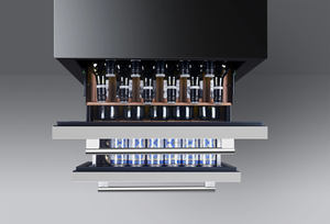 Réfrigérateur à boissons NUELEAD NE-358, électrique, encastrable, écoénergétique, en acier inoxydable, à température constante, pour la maison - Product Image 2