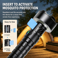 Nouvelle lampe de camping anti-moustiques COB longue portée avec affichage numérique, lampe d'ambiance COB, éclairage d'entretien et de travail