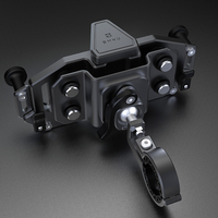 Support de téléphone pour moto en silicone, traitement CNC, antidérapant, étanche, pour la conduite à moto