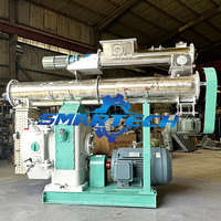 Machine à granulés d'aliments automatique 3-7T/H - Machine à granulés d'aliments multifonctionnelle pour animaux et volailles, pour l'alimentation des poulets et des porcs