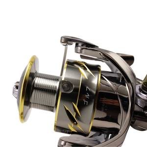 Moulinet de pêche en aluminium de haute qualité allié 9 + 1 roulement gros gibier - Product Image 4