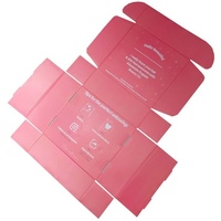 Boîte pliante en carton ondulé écologique personnalisé d'usine OEM pour chaussettes emballage avec logo personnalisé