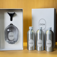 Diffuseur de parfum d'ambiance 200 ml avec bâtonnets en rotin, sans flamme, aromathérapie, désodorisant pour chambre, salon, salle de bain