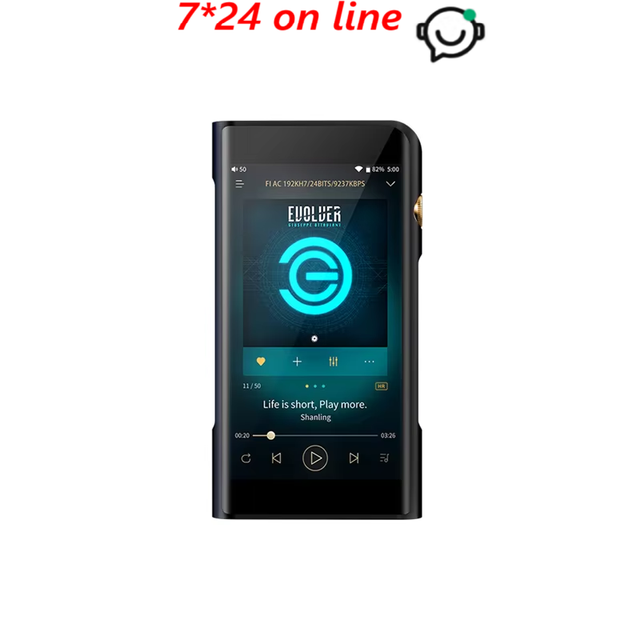 SHANLING M6 21 Version MQA Support Portable Hi-Res Music Player DSD512 32bit/768kHz Dual ES9038Q2M DAC 3.5/2.5/4.4mm Outputs