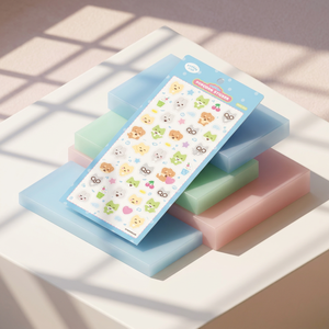 [HIHI Club] Popcorn <b>Stickers</b> Today Korean Cute Laughing Character Epoxy PVC Soft <b>Sticker</b> Sheet Diary Planner Laptop Phone Bottle - Product Image 3