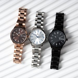 Montre étanche 3ATM à bracelet en quartz et maille avec cadran rétro vintage 30mm en acier inoxydable - Product Image 5