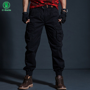 <strong>Men's</strong> Slim-fit Camo <strong>Jogger</strong> and Multi-pocket <strong>Cargo</strong> Pants - Product Image 3