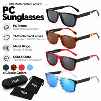 Lunettes de soleil polarisées anti-reflet Conchen Classic Square 2026, personnalisables avec logo, prêtes à être expédiées, pour hommes et femmes