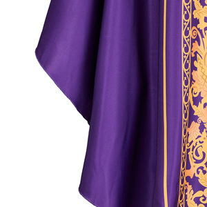 Casula da Sacerdote Celebrante Paramento Vintage Veste Abito Mantello Tonaca Paramento Bianco Rosso <span class=keywords><strong>Verde</strong></span> Uomo Prete Monaco Mantello Religioso - Product Image 4