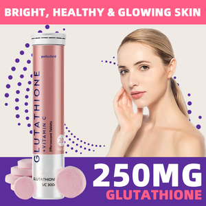 Compresse Effervescenti Giornaliere di Glutatione e Vitamina C |   Una composta composta per giorno per una pelle radiosa e uniforme |   20 pezzi - Product Image 2