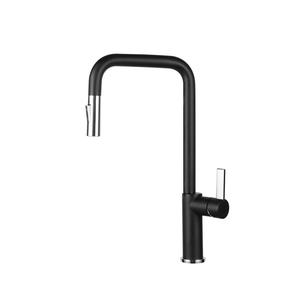 Robinet de <span class=keywords><strong>cuisine</strong></span> design moderne Robinet d'évier de luxe monté sur le pont, pivotant et extractible Robinet de <span class=keywords><strong>cuisine</strong></span> de luxe en laiton - Product Image 1