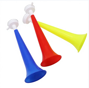 Altavoces de plástico divertidos y personalizables de 27.5 cm, los más vendidos, con embalaje OPP para eventos deportivos y celebraciones. - Product Image 1