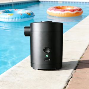 Electric 2-in-1 Battery/Vacuum Pump Plastic Compact Inflatable Camping Air Mattress <strong>Pool</strong> Boat Swimming Ring 3000pa Pressure 3 - Product Image 3