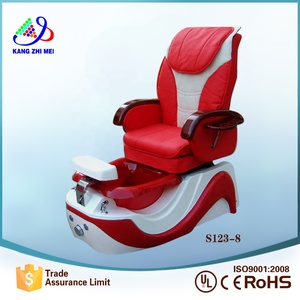 Sillón de Pedicura y Manicura Profesional <span class=keywords><strong>con</strong></span> Respaldo Ajustable, Vibración y Hidromasaje para Salón de Uñas, Hecho de Fibra de Vidrio y Plástico - Product Image 5